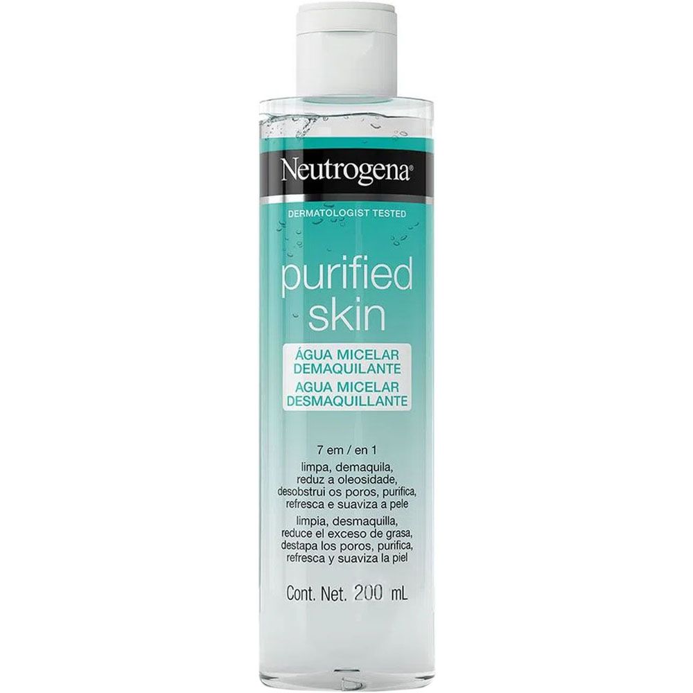 Importado Agua Micelar Desmaquilhante Neutrogena Purified Skin 7 Em 1
