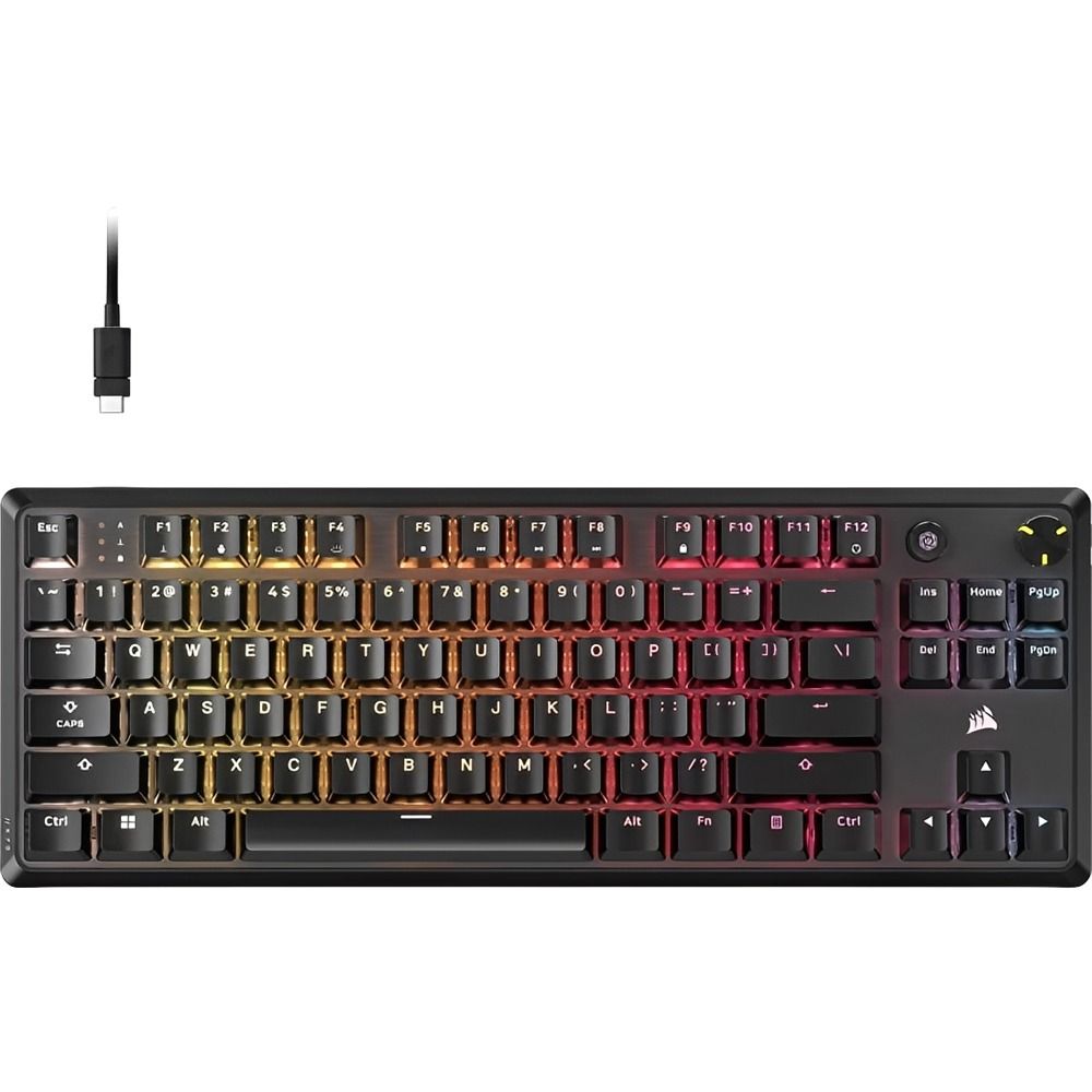 Corsair Teclado Gamer K70 Rgb Pro 80 Tkl Mecanico Rgb Ch 911911E Na Ingles