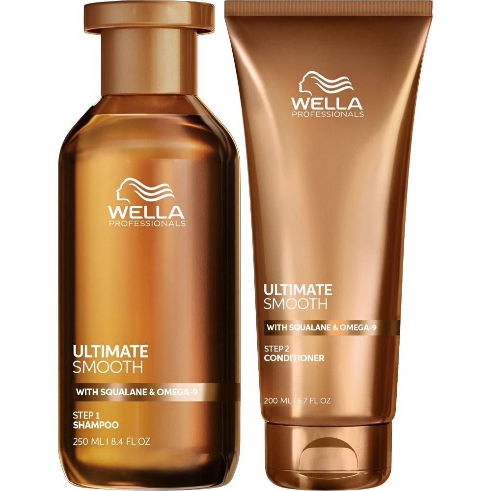 Importado Kit Wella Professionals Ultimate Smooth Shampoo Condicionador 200ML