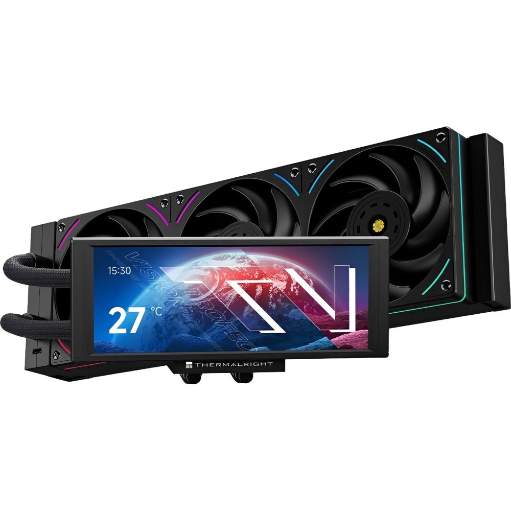 Importado Cooler Liquido Thermalright Trofeo Vision 360 Argb 360 Mm 6 86 Para Cpu