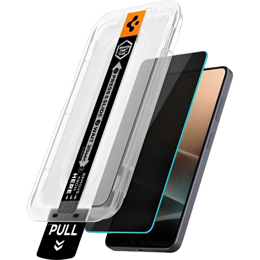 Samsung Protetora Spigen Glas Tr Ez Fit Pro Privacy Agl11081 Para Galaxy S26 2 Pecas