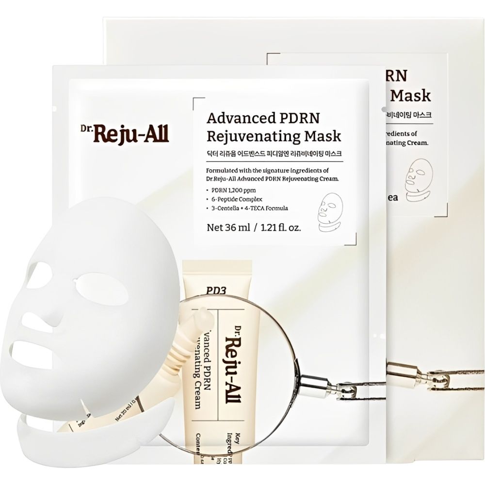 Importado Mascara Facial Dr Reju All Advanced Pdrn Rejuvenating 4 Pecas