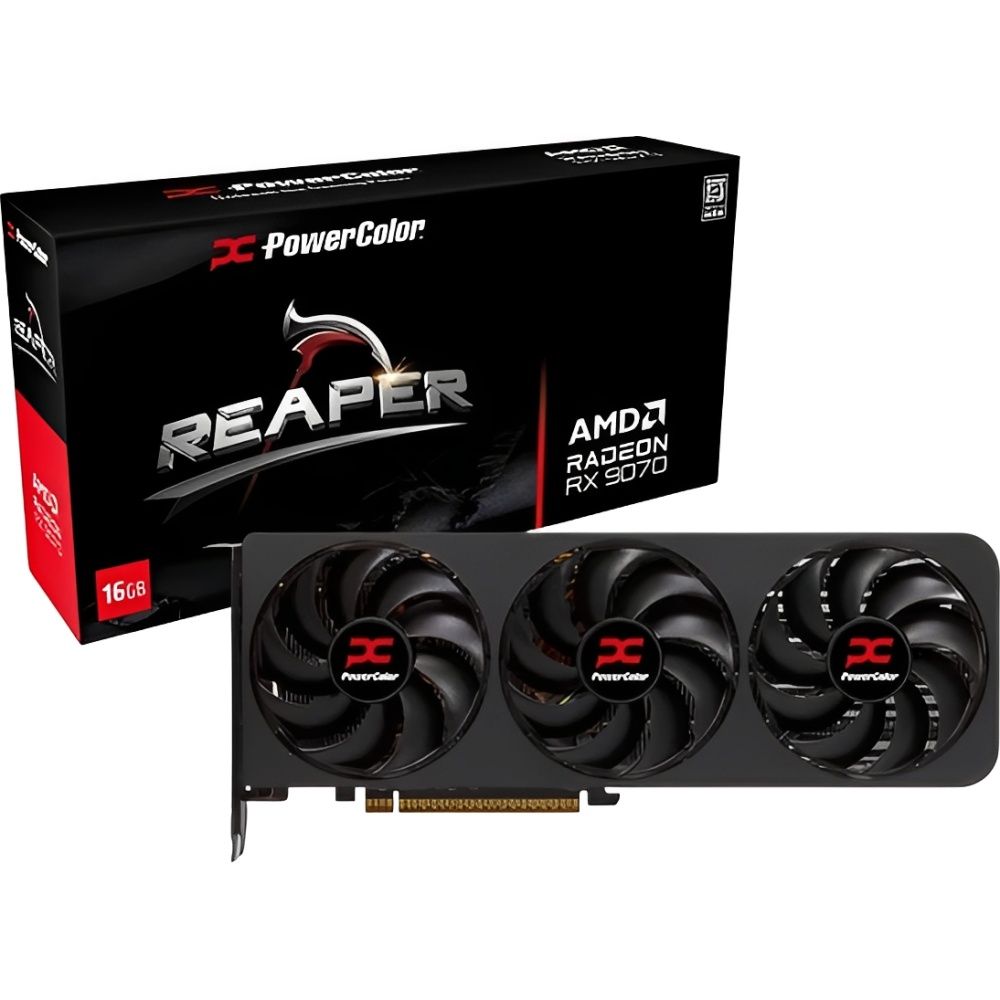 Importado Placa Video Powercolor Radeon Rx 9070 Reaper Gddr6 16GB