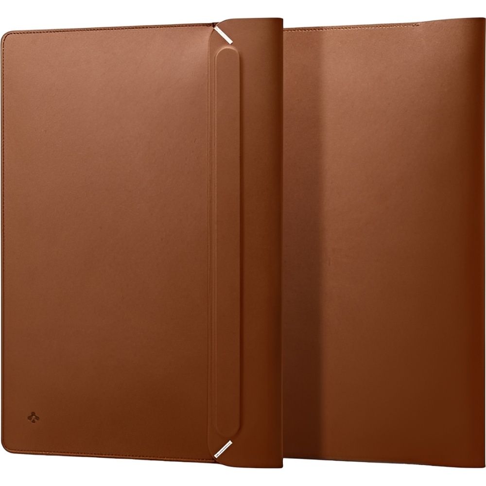 Apple Capa Spigen Valentinus Leather Sleeve Para MacBook 16 Marrom