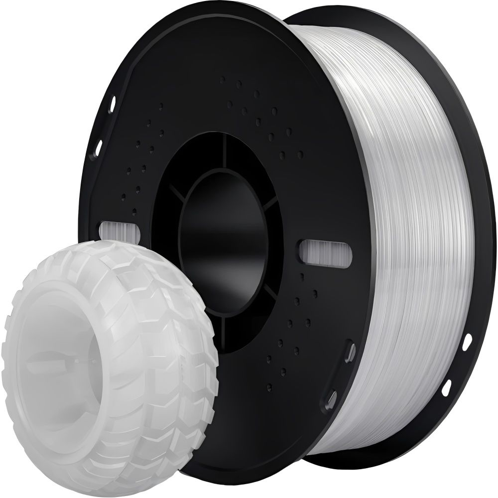 Importado Filamento Para Impressora 3D Elegoo Tpu 95A 1 75 Mm Transparente 1 Kg
