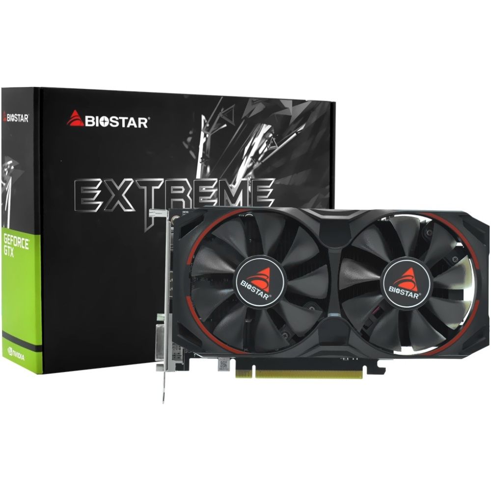Importado Placa Video Biostar Extreme Gaming Geforce Gtx 1050 Ti Gddr5 Vn1055tf41 4GB