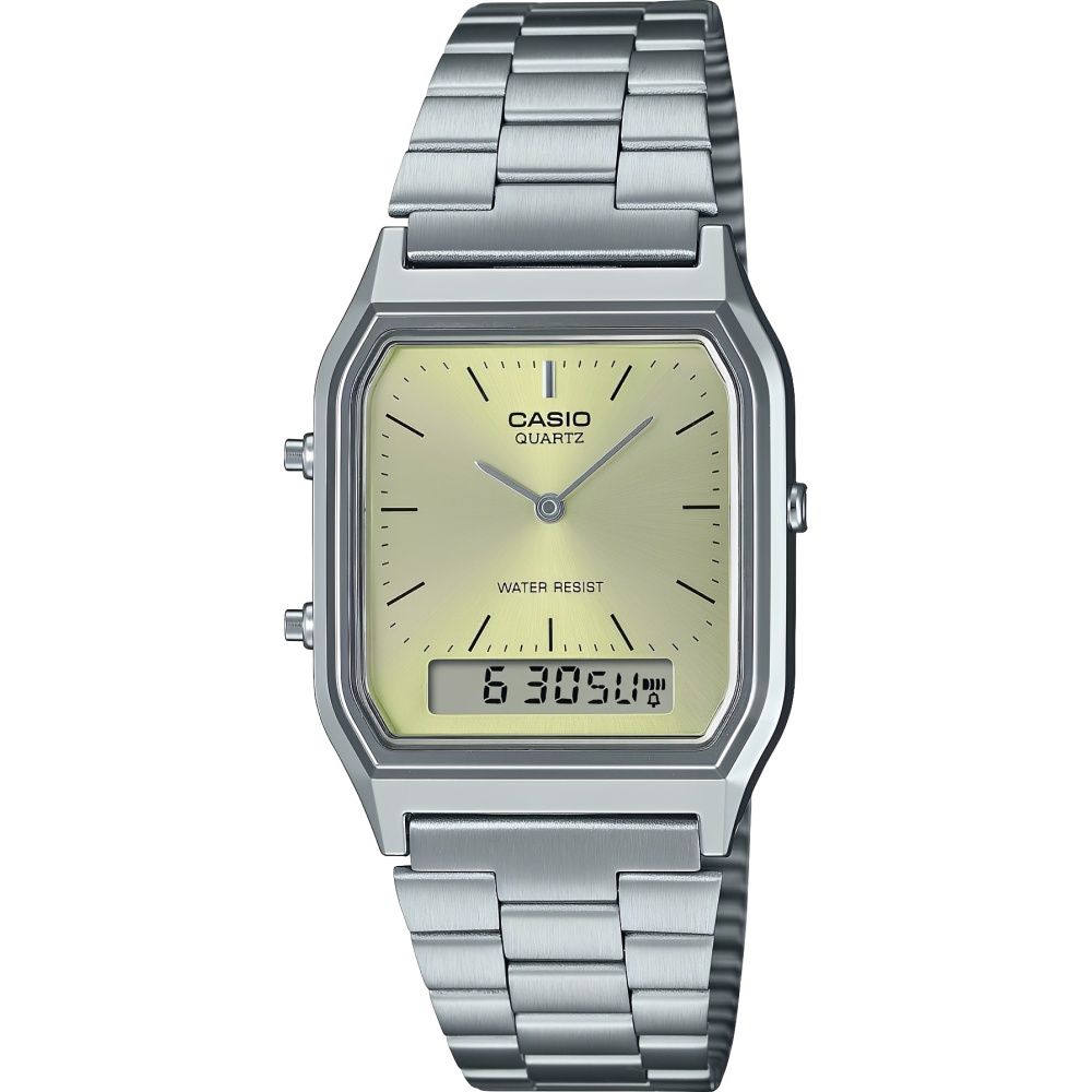 Importado Relogio Casio Vintage Aq 230A 9AMQYDF Analogico Digital Unissex Sunray