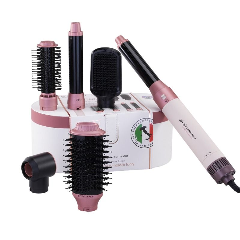 Importado Kit Modelador Cabelo Enzo Professional En 4133 6 Em 1 1500 W 220V
