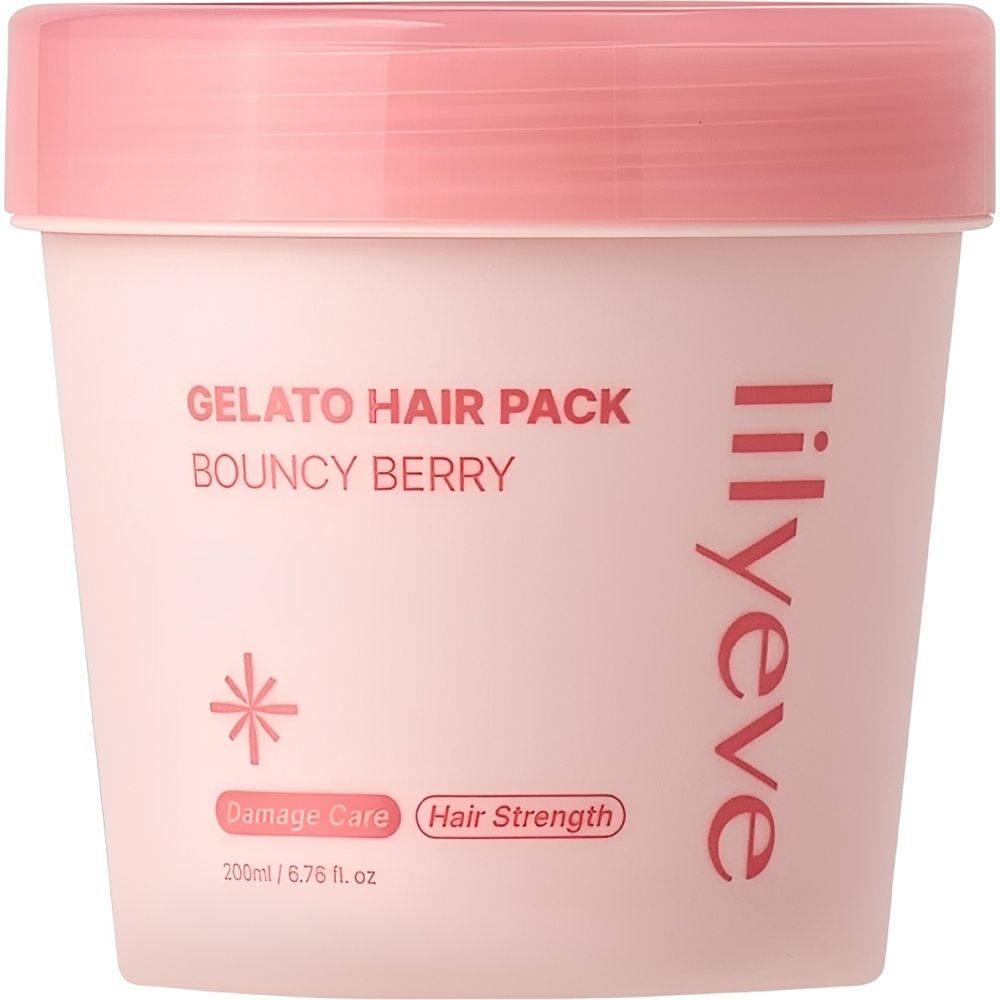 Importado Mascara Capilar Hidratante Lilyeve Gelato Hair Pack Bouncy Berry 200ML