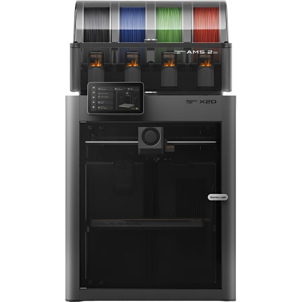 Importado Impressora 3D Bambu Lab X2d Combo Ams 2 Pro 1000MM S Multi Color 110V