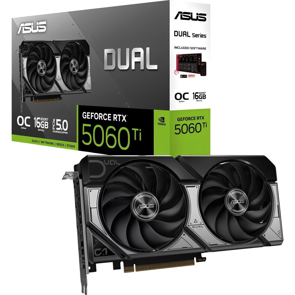 Asus Placa Video Geforce Rtx 5060 Ti Oc Edition Gddr7 16GB