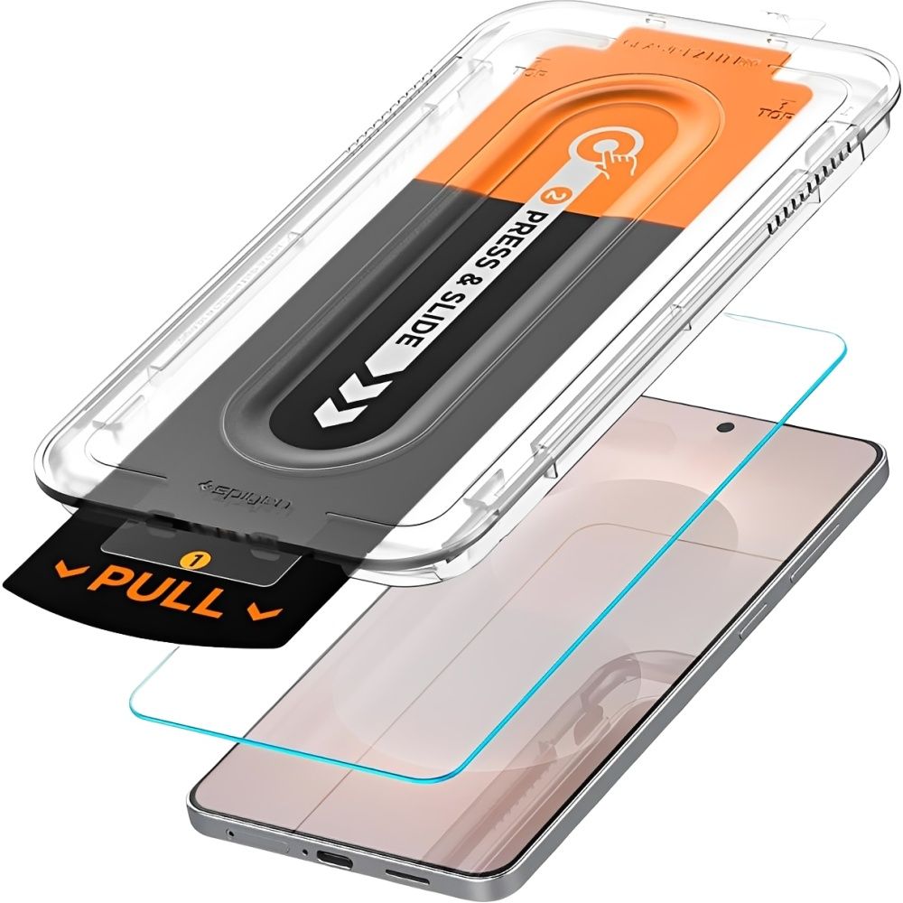 Samsung Protetora Spigen Glas Tr Ez Fit Pro Agl11079 Para Galaxy S26 Plus 2 Pecas