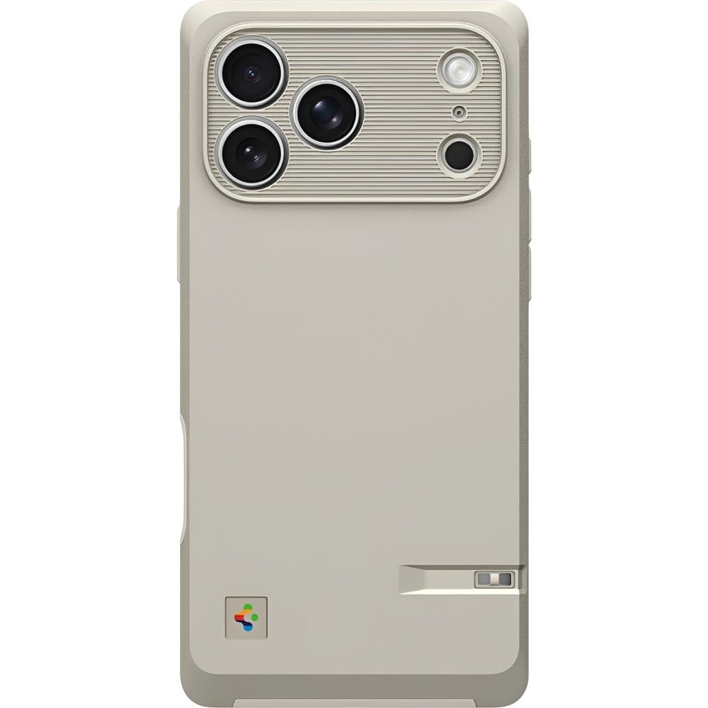 Apple Estojo Protetor Magnetico Spigen Classic Ls Magfit Para iPhone 17 Pro Stone
