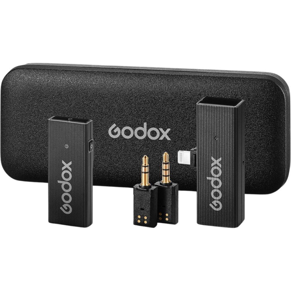Importado Sistema Microfone Godox Lightning Para 2TX 1RX