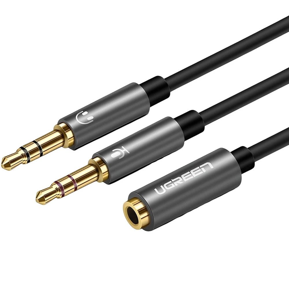Importado Adaptador Audio Ugreen Av140 Jack Mm 20 Cm