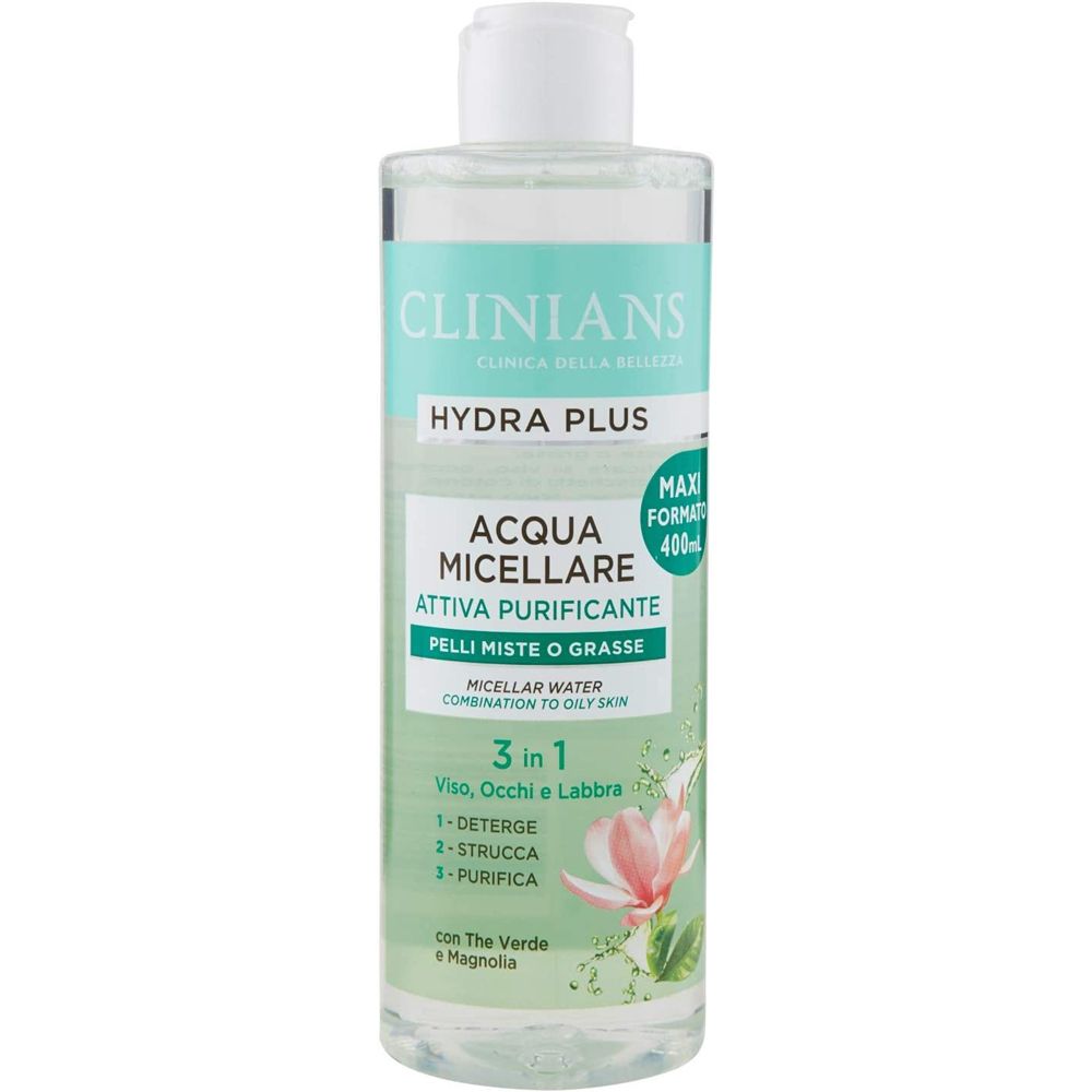 Importado Agua Micelar Clinians Hydra Plus Purificacao 3 Em 1 400ML