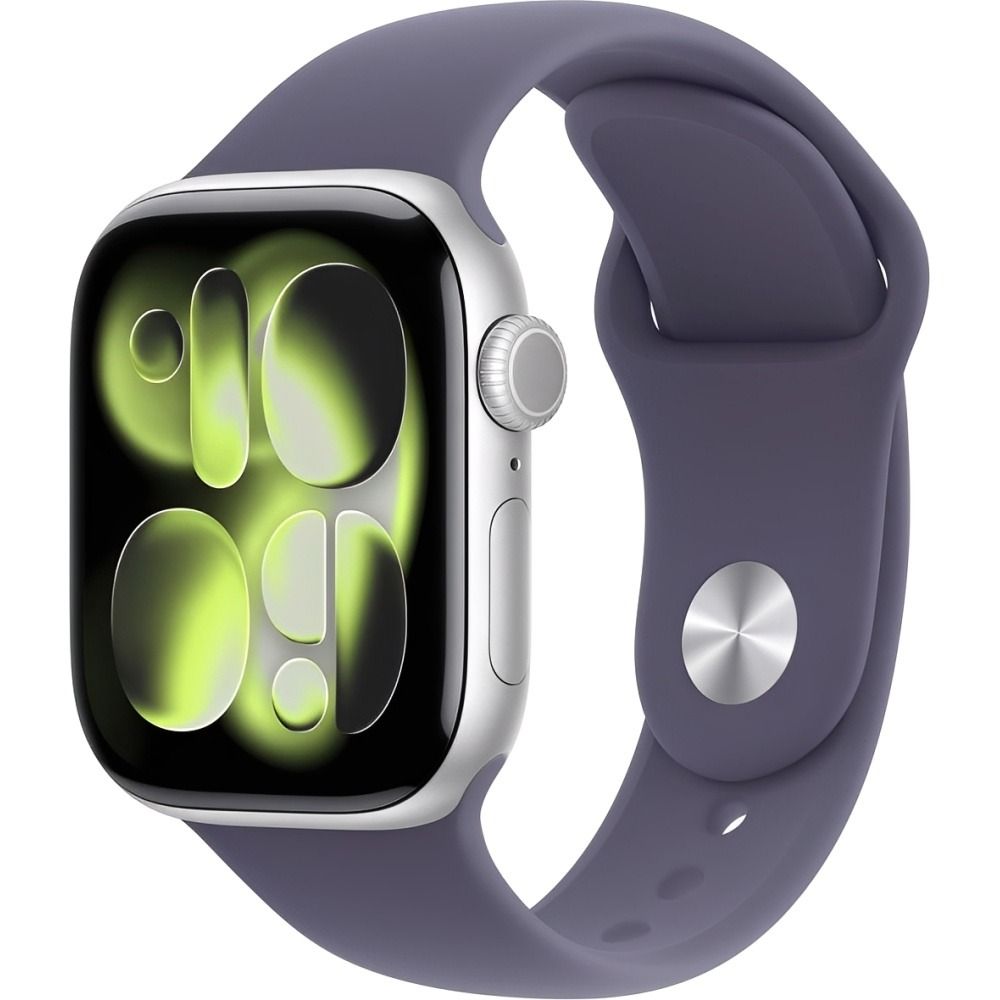Apple Watch S11 Caixa Aluminio Em Pulseira Esportiva Na Cor Fog