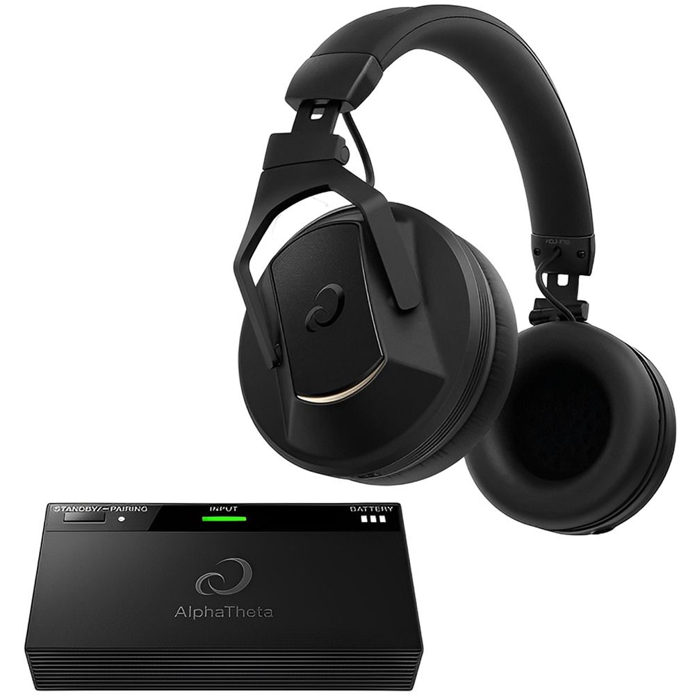 Pioneer Fone Ouvido Alphatheta Dj Hdj F10 Transmissor Sem Fio