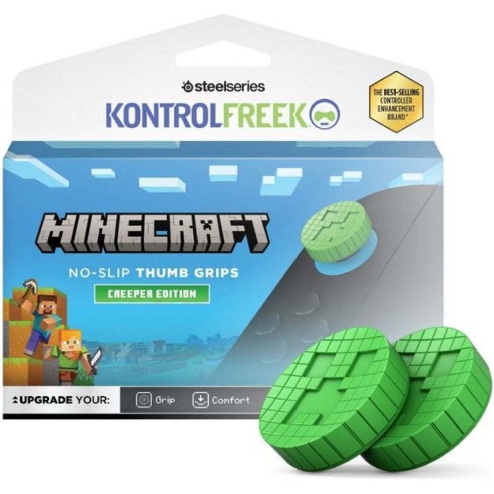 Nintendo Grip Para Joystick Kontrolfreek 2200 Sw2 Ec Minecraft Creeper Kit Para Switch 2