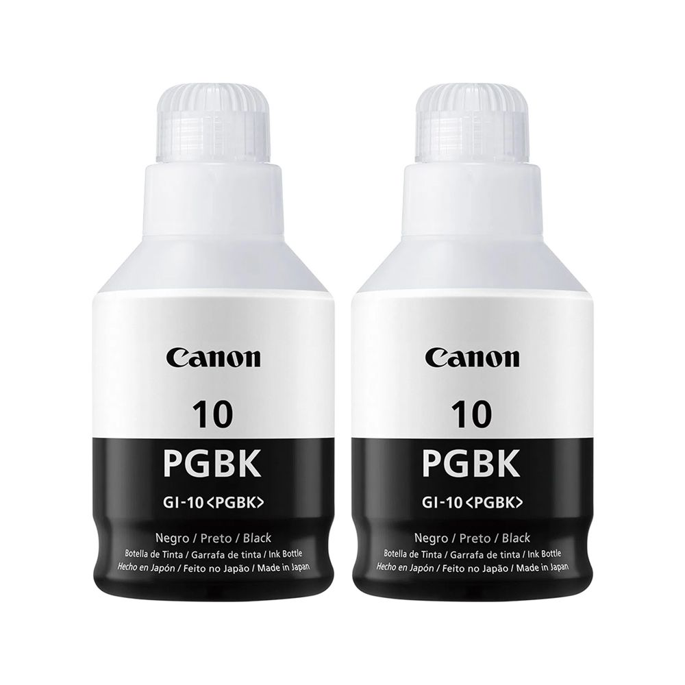 Canon Garrafa Tinta Gi 10PGBK 2 Unidades 170ML