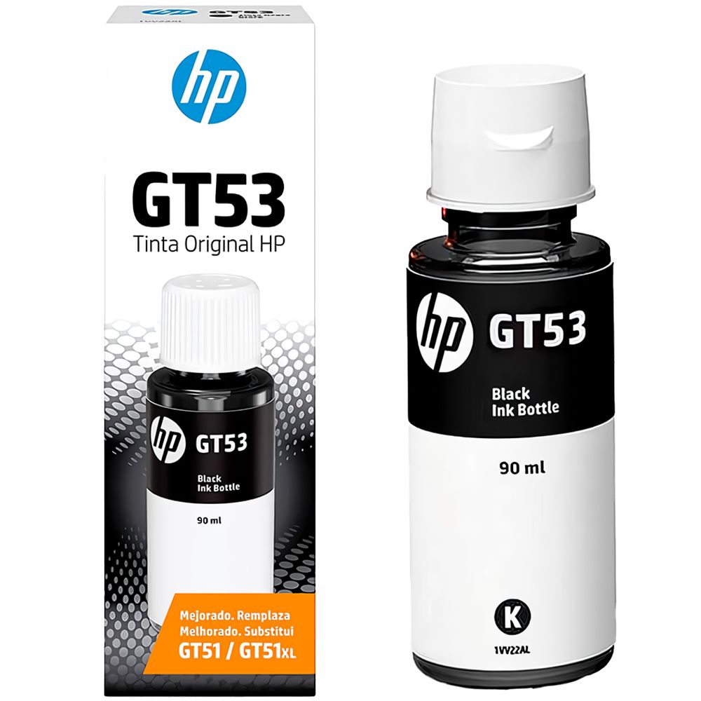 Hp Garrafa Tinta Gt53 1VV22AL 90ML