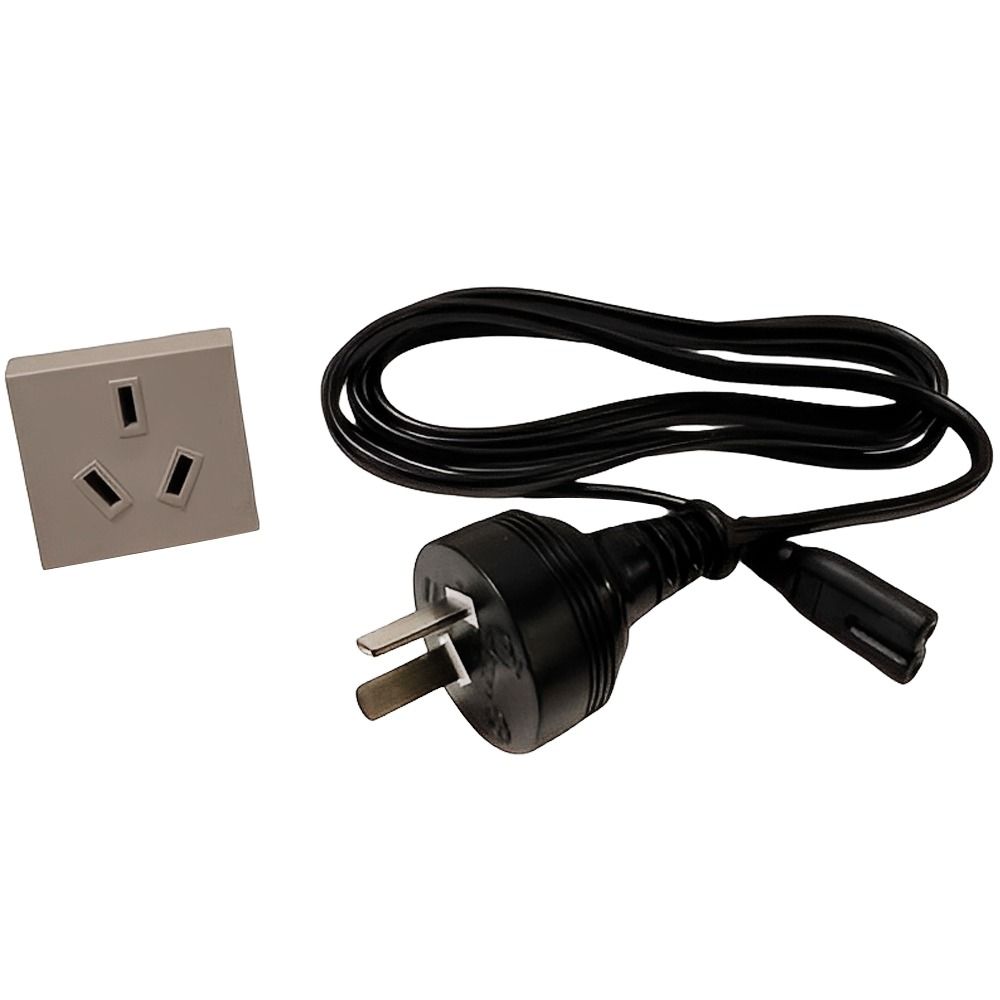 Importado Cabo Alimentacao Tipo 8 Adaptador Tomada