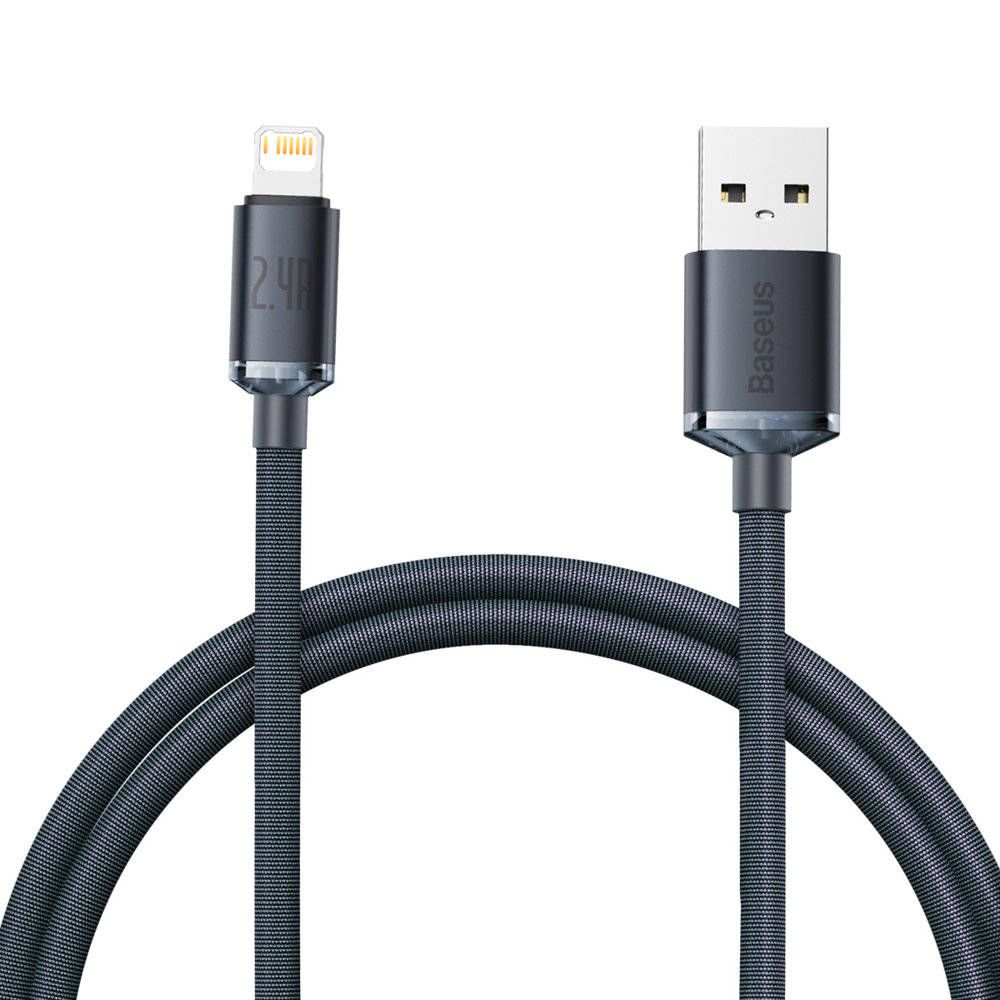 Baseus Cabo Usb A A Lightning Cajy000001 Crystal Shine 2 4A Metros
