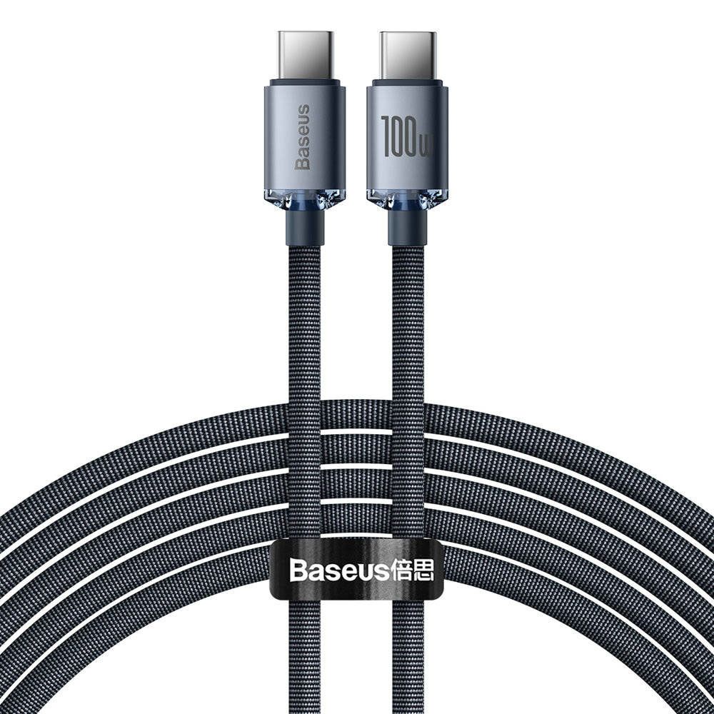 Baseus Cabo Usb C A Usb C Cajy000701 Crystal Shine W 2 Metros