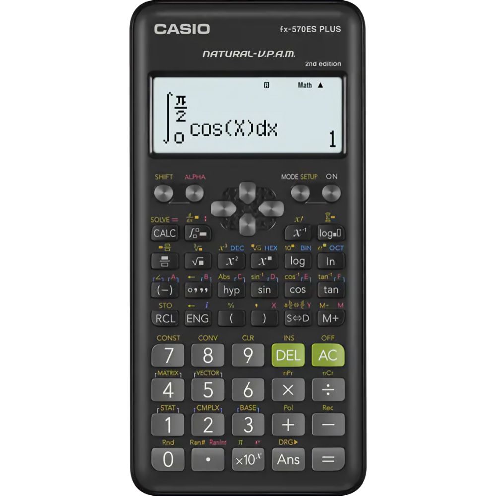 Importado Calculadora Cientifica Casio Fx 570ESPLUS 2 W 2ND Edition