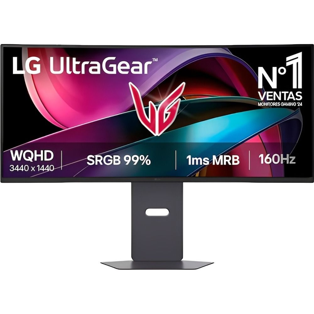 Lg Monitor Gamer Curvo Ultragear 34G600A B Led 34 Wqhd 160 Hz 1 Ms