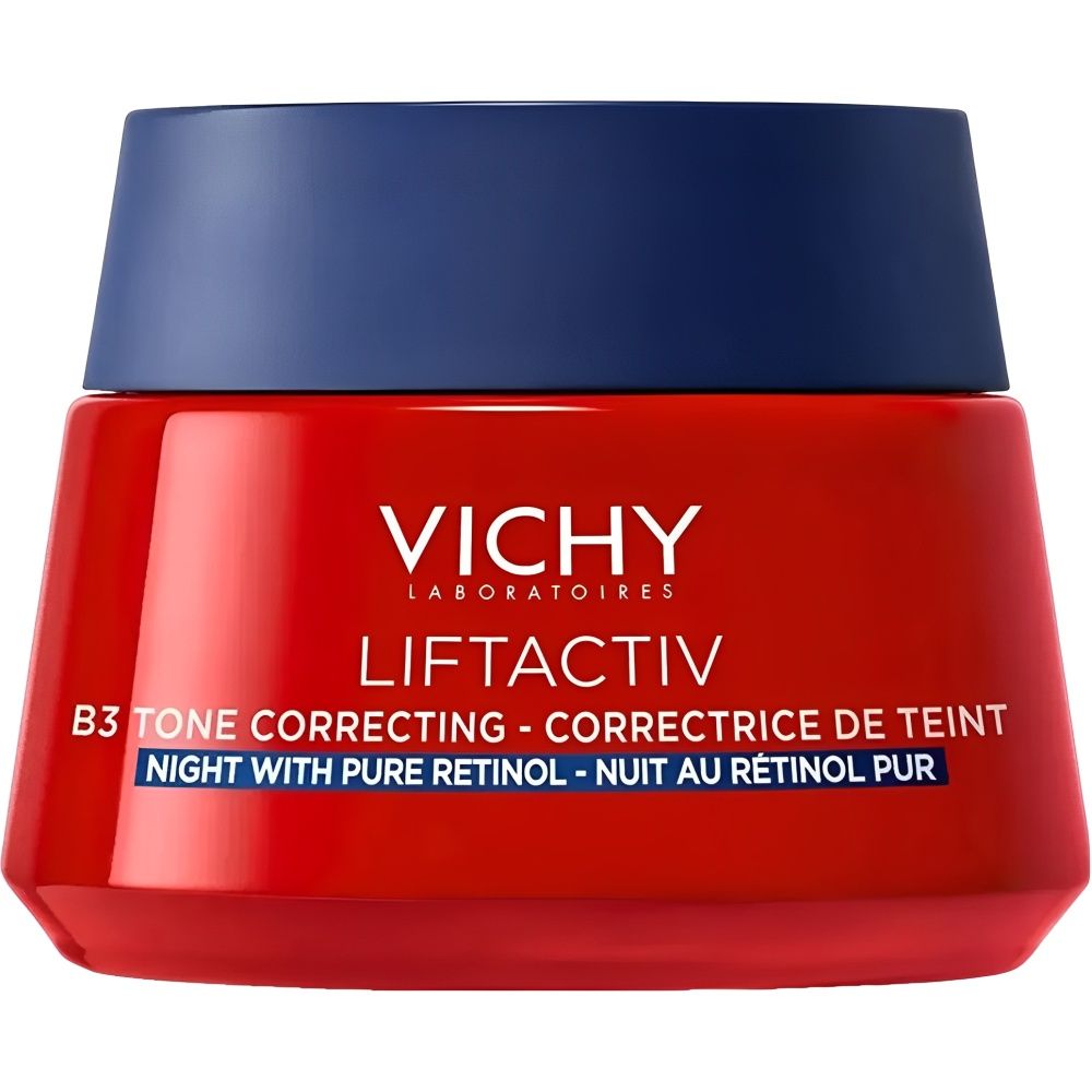 Importado Creme Facial Noturno Vichy Liftactiv B3 Corretor Tom 50ML
