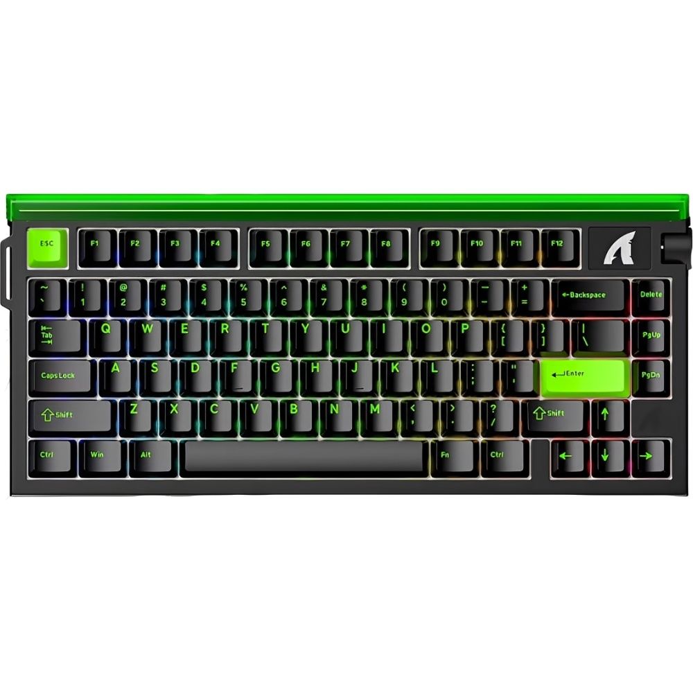 Importado Teclado Gamer Attack Shark R85 He 75 Magnetico Rgb Rapid Trigger Neon Ingles