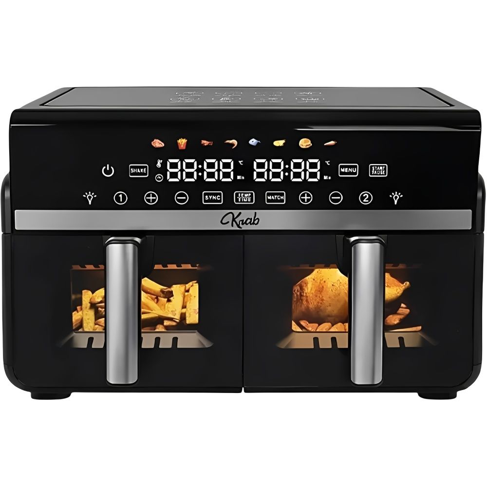 Importado Fritadeira Eletrica Air Fryer Krab Kbfe10 2200 W 220V 10L