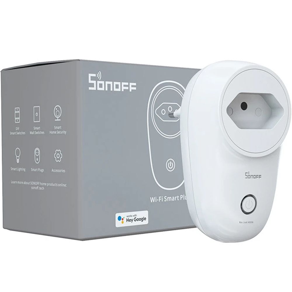 Importado Plugue Inteligente 1 Soquete Sonoff S26r2tpn Br 220V Padrao Br