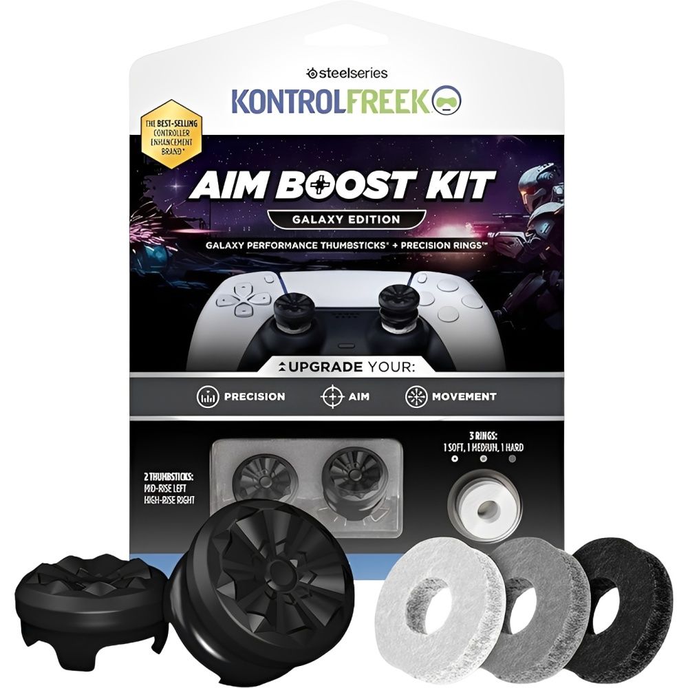 Samsung Kit Grip Aneis Kontrolfreek 6204 PS5 Aim Boost Galaxy Edition Para Joystick PlayStation