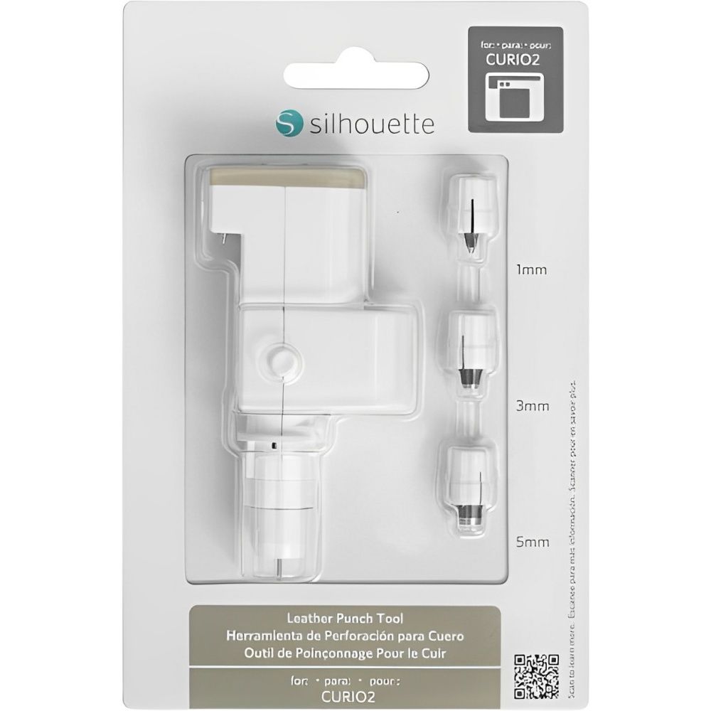 Importado Ferramenta Para Perfuracao Couro Silhouette Curio Tool Punch Set