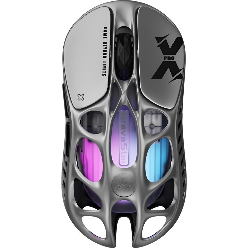Importado Mouse Gamer Gravastar Mercury X Pro Sem Fio Interstellar