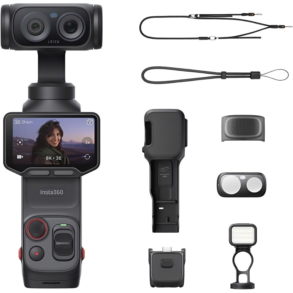 Importado Estabilizador Insta360 Luna Ultra Fill Light Bundle