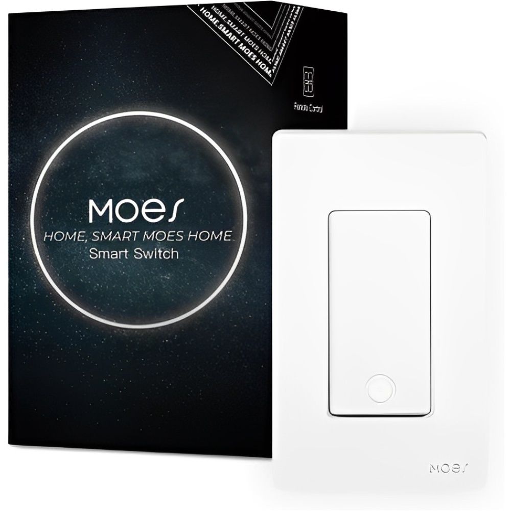 Importado Interruptor Luz Inteligente Moes Ws Sr T Wh 1 Botao