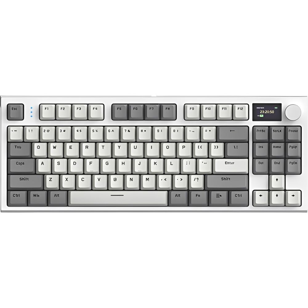Importado Teclado Gamer Attack Shark K86 75 Mecanico Rgb Sem Fio Business Ingles