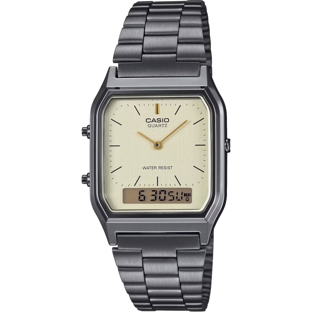 Importado Relogio Casio Vintage Aq 230GG Adf Analogico Digital Masculino