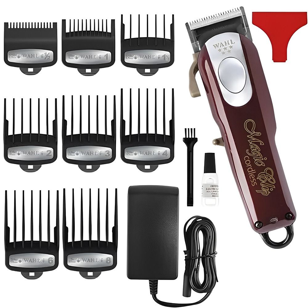 Importado Kit Cortador Cabelo Wahl Magic Clip 08148 308 Recarregavel Bordo