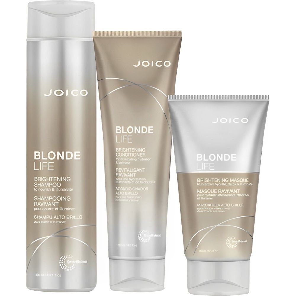 Importado Kit Joico Blonde Life Brightening Shampoo Condicionador Mascara 150ML
