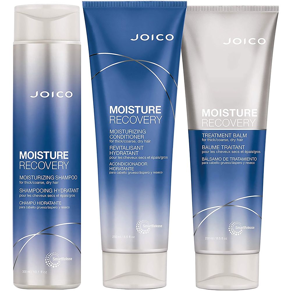 Importado Kit Joico Moisture Recovery Shampoo Condicionador Balsamo 250ML