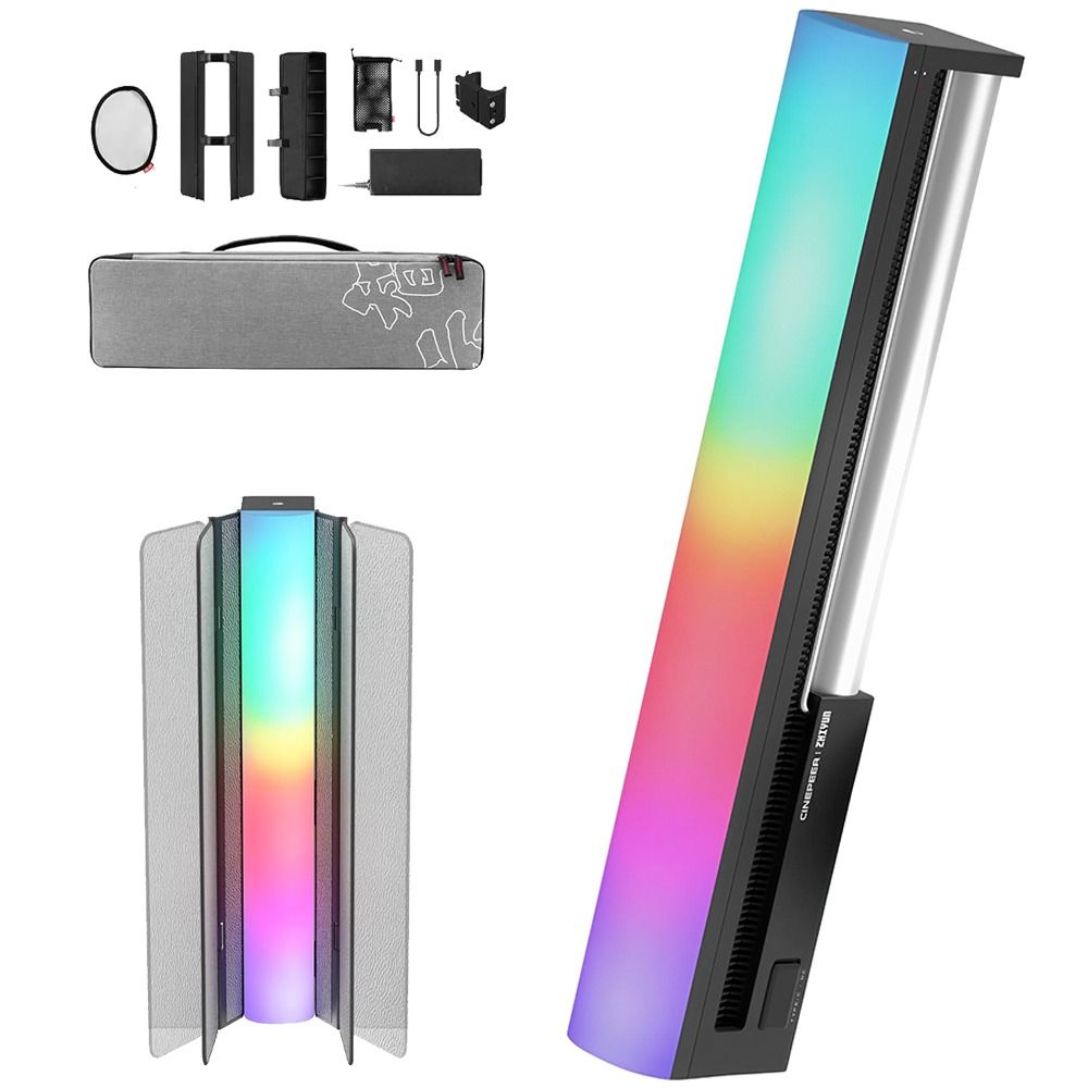 Importado Kit Luz Video Zhiyen Cinepeer C100 Rgb W