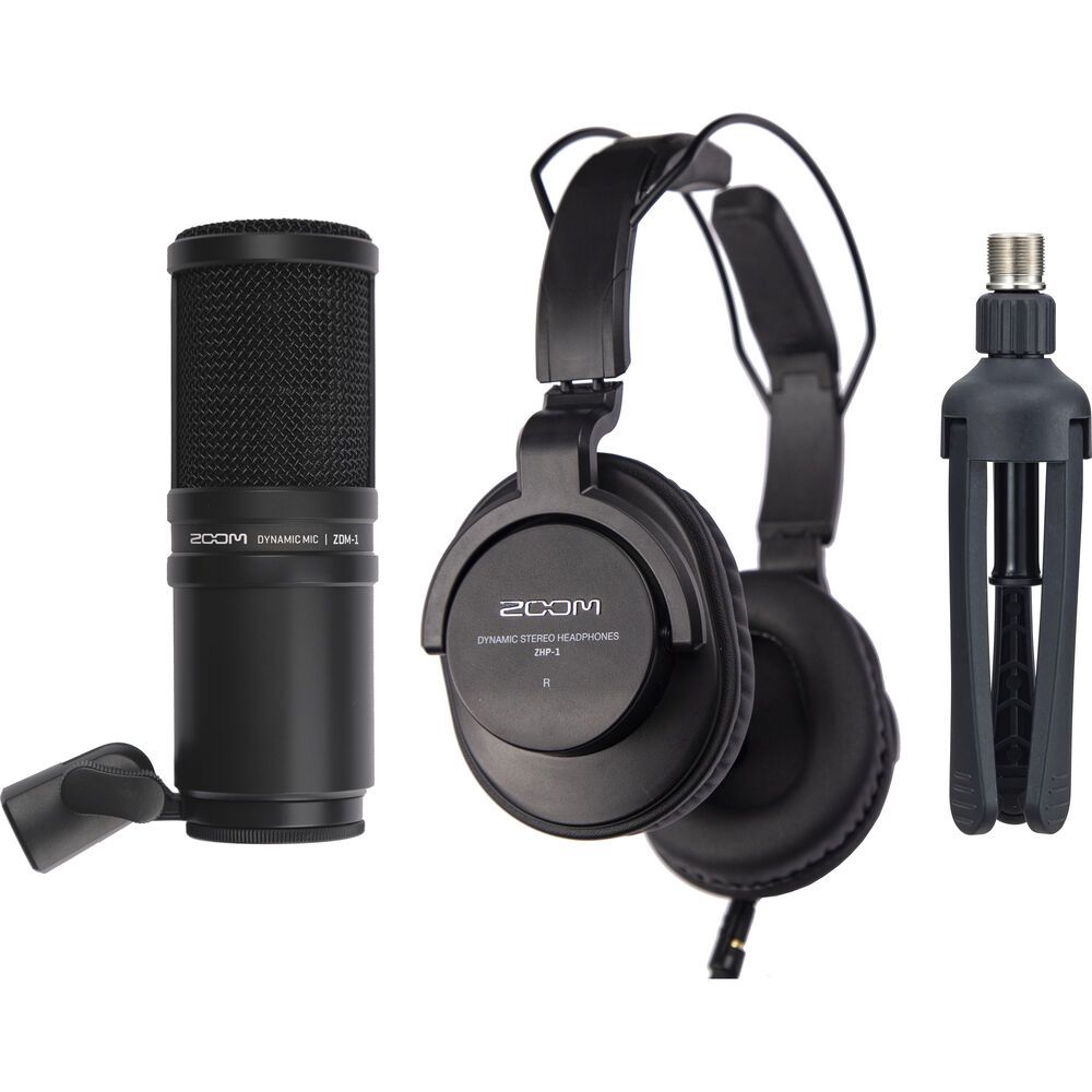 Importado Kit Microfone Zoom Zdm 1 Podcast