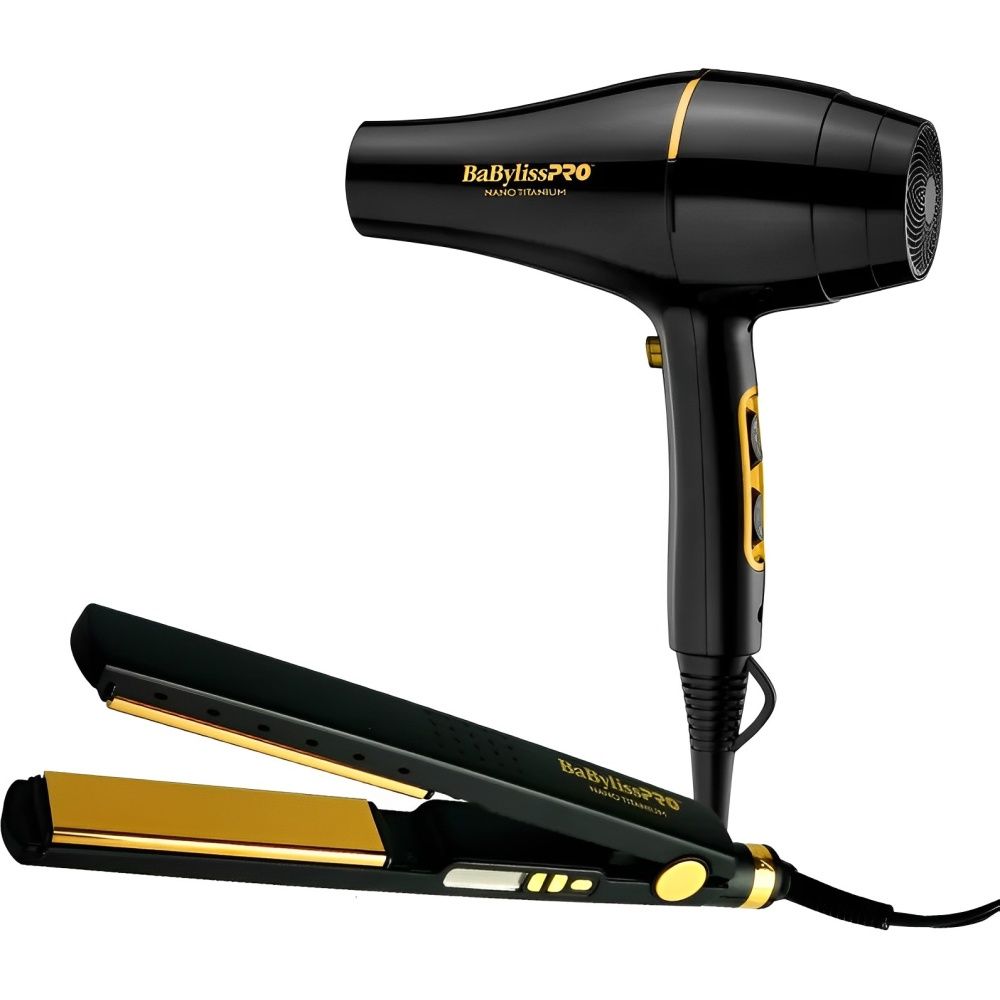 Importado Kit Prancha Babyliss Pro Pl4091bg Secador Babyliss Pro Sec6176bg