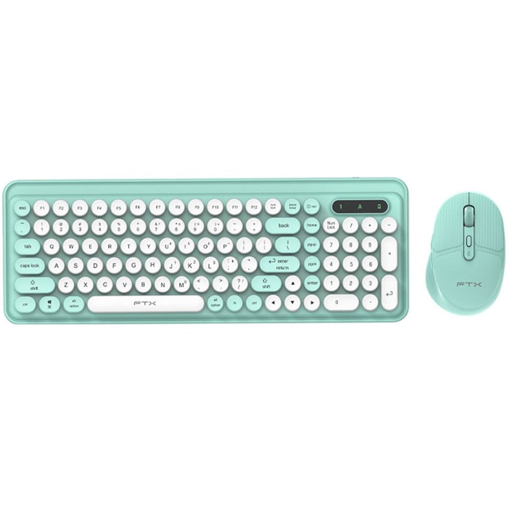Importado Kit Teclado Mouse Ftx Sem Fio Ftxgk02 Portugues