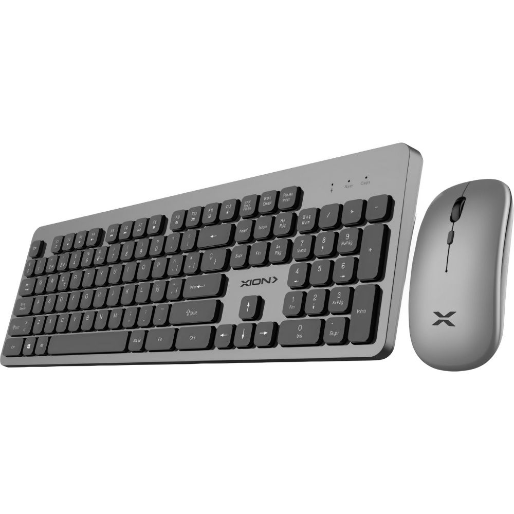 Importado Kit Teclado Mouse Xion Xi Kbcombow3 Sem Fio Espanol