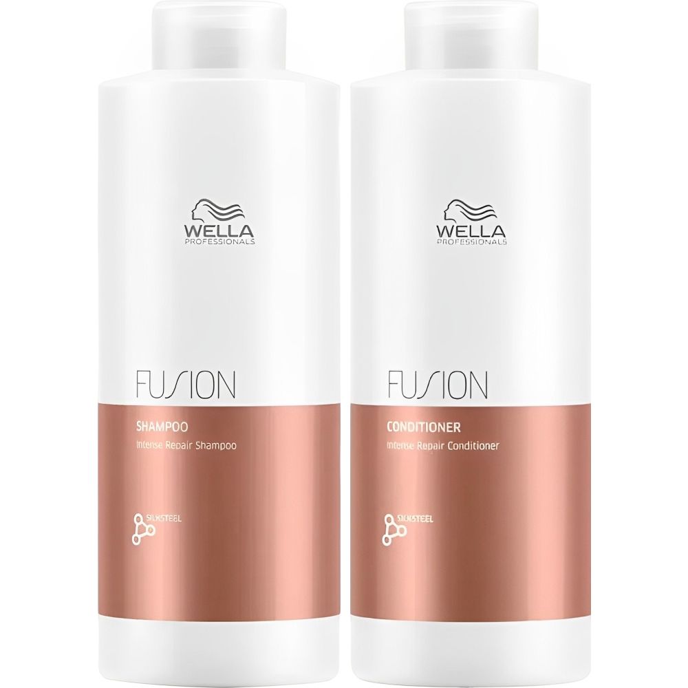 Importado Kit Wella Fusion Intense Repair Shampoo 1L Condicionador 1L